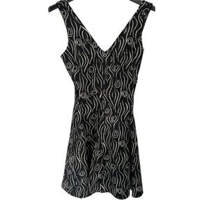 Opening Ceremony Black and White Sheath Mini Dress